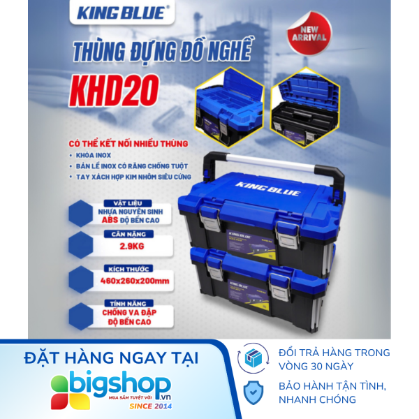 Thùng Đựng Đồ Nghề Kingblue KHD20