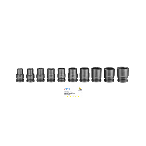Bộ 10 đầu tuýp 1/2 inch EMTOP EMSS12101