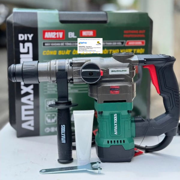 Máy khoan bê tông AMAXTOOLS AKID1200BL (Công suất 1200W)