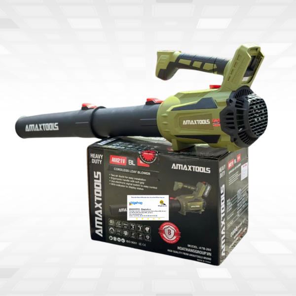 Máy thổi bụi thổi lá dùng pin 21V AMAXTOOLS ATB260-SM (Chưa bao gồm pin, sạc)