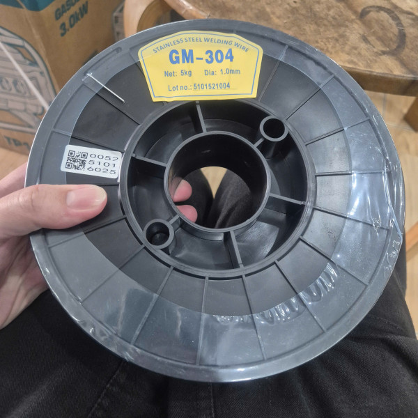 Cuộn dây hàn inox 304 5kg GEMINI GM-304 (dùng khí, đủ size)