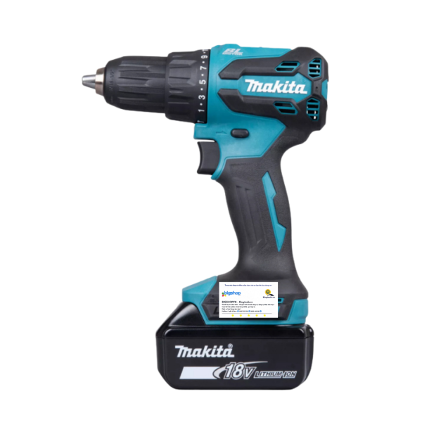 Combo máy khoan búa vặn vít dùng pin 18V MAKITA DHP490 (1 pin 3.0Ah và 1 sạc)