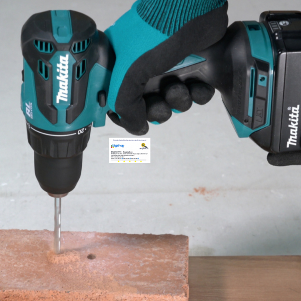 Combo máy khoan búa vặn vít dùng pin 18V MAKITA DHP490 (1 pin 3.0Ah và 1 sạc)