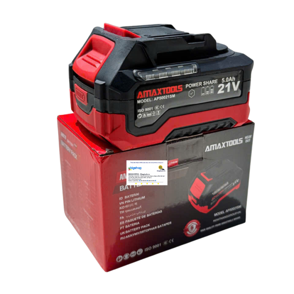 Pin Lithium AMAXTOOLS AP50021SM (21V/5.0Ah)