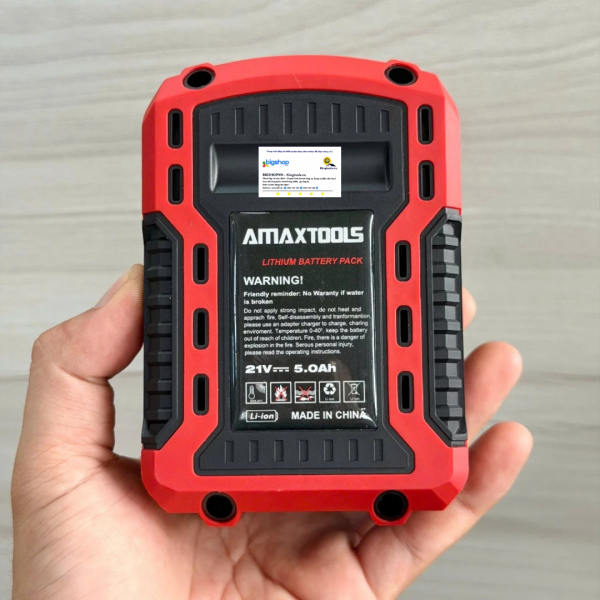 Pin Lithium AMAXTOOLS AP50021SM (21V/5.0Ah)