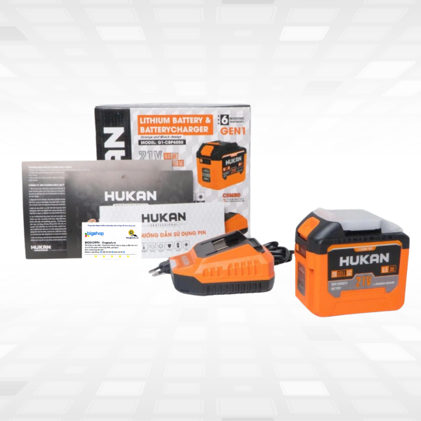 Combo pin 6.0Ah và sạc 1.5Ah HUKAN G1-CBP6050 (GEN 1)