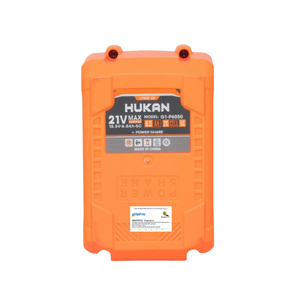 Combo pin 6.0Ah và sạc 1.5Ah HUKAN G1-CBP6050 (GEN 1)