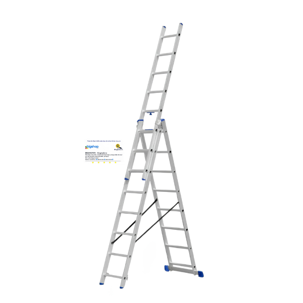 Thang xếp kéo dài 3 đoạn 3x8 bậc WADFOW WLD6H38