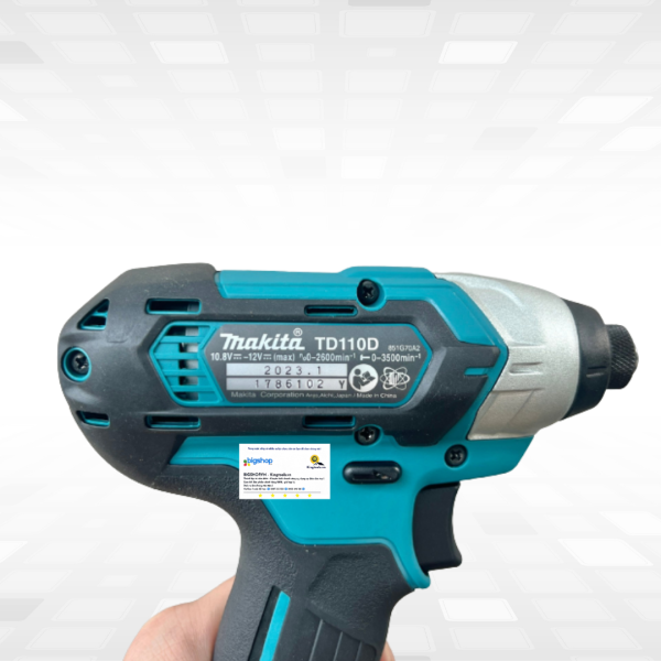 Máy vặn vít dùng pin 12V MAKITA TD110DSYE (2 pin 1.5Ah và 1 sạc)