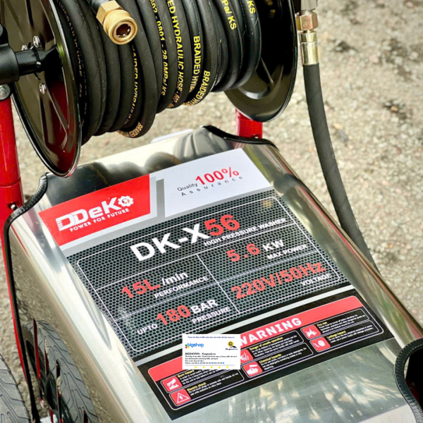 Máy rửa xe công nghiệp DDEKO DK-X56 (Công suất 5600W)