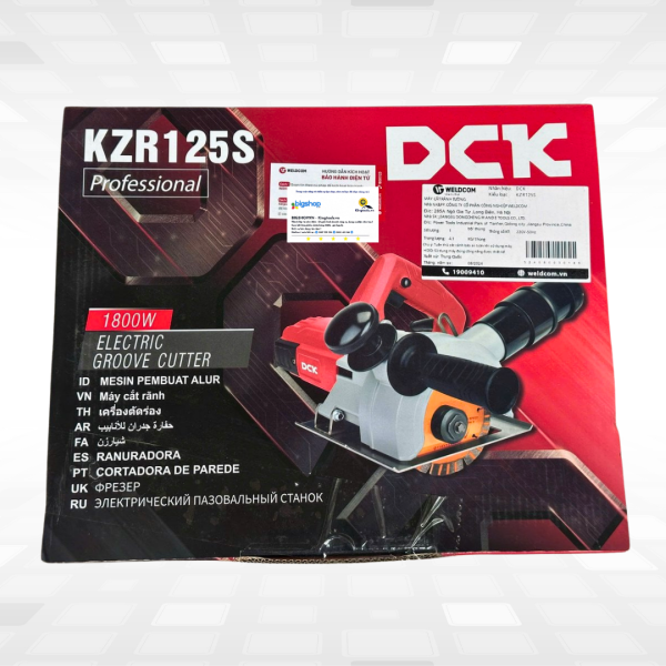 Máy cắt rãnh tường 1800W DCK KZR125S