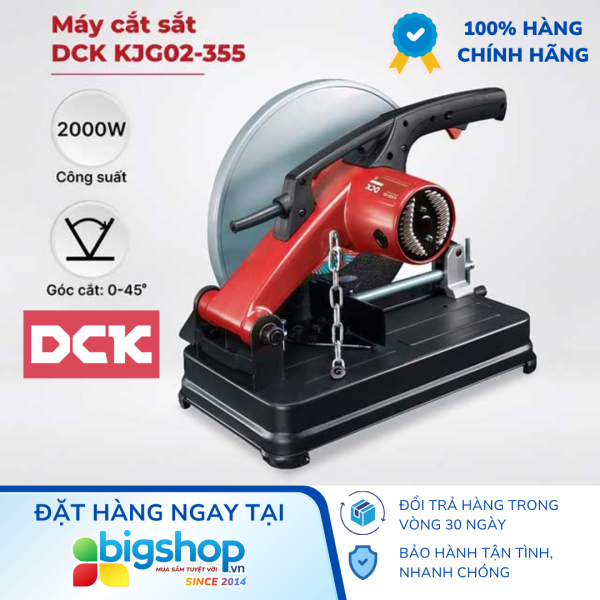 Máy cắt sắt 2000W DCK KJG02-355 (Đĩa 355mm)