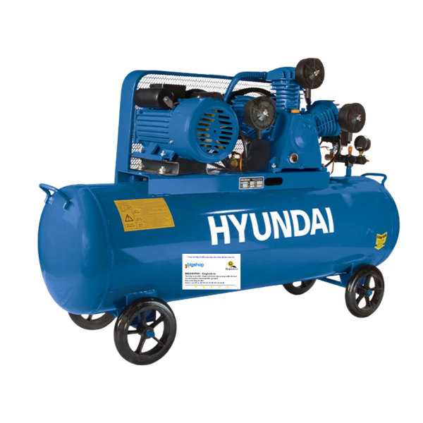 Máy nén khí công nghiệp HYUNDAI HD20-120 (3HP, Bình 120L)