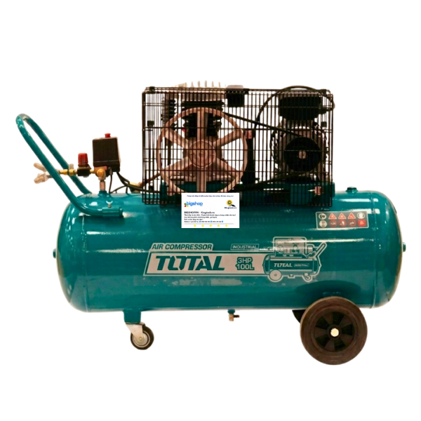 Máy nén khí dây curoa 100L TOTAL TC1301006 (Công suất 3HP)