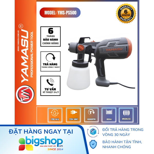 Máy phun sơn điện cầm tay YAMASU YMS-PS500