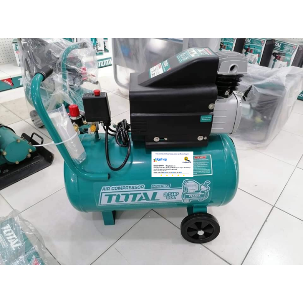Máy nén khí có dầu 50L TOTAL TC125506 (Công suất 2.5HP)