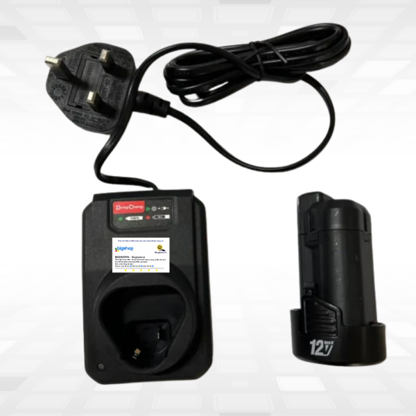 Máy khoan vặn vít dùng pin DONGCHENG DCJZ1202i (2 pin 2.0Ah và 1 sạc)