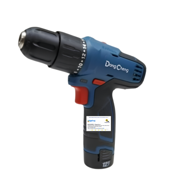Máy khoan vặn vít dùng pin DONGCHENG DCJZ1202i (2 pin 2.0Ah và 1 sạc)
