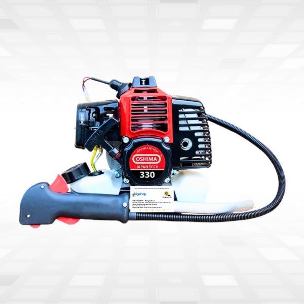 Máy cắt cỏ dùng xăng 2 thì OSHIMA 330 (Bạc cần chết, 0.9kW)