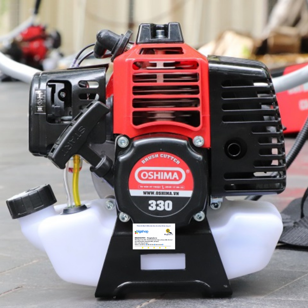 Máy cắt cỏ dùng xăng 2 thì OSHIMA 330 (Bạc cần chết, 0.9kW)