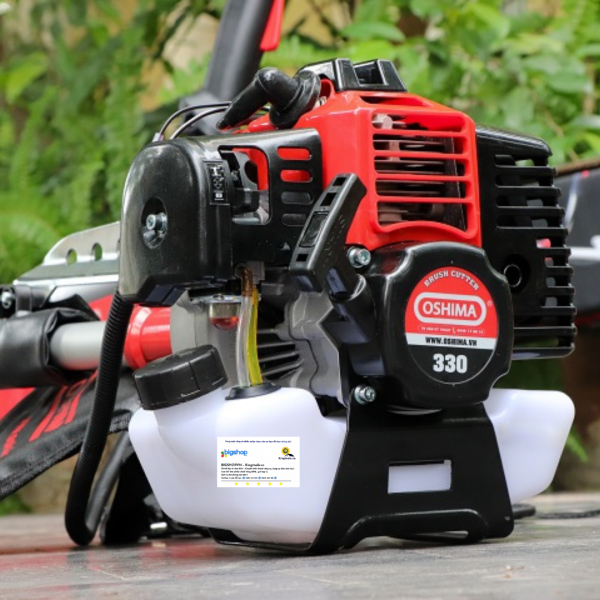 Máy cắt cỏ dùng xăng 2 thì OSHIMA 330 (Bạc cần chết, 0.9kW)