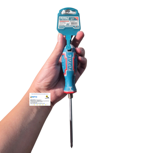 Tua vít 2 đầu dẹp và bake TOTAL THT250226 (5x135mm)