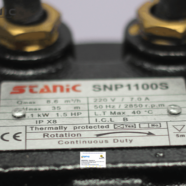 Máy bơm chìm có phao chống cạn STANIC SNP1100S (CS 1100W)