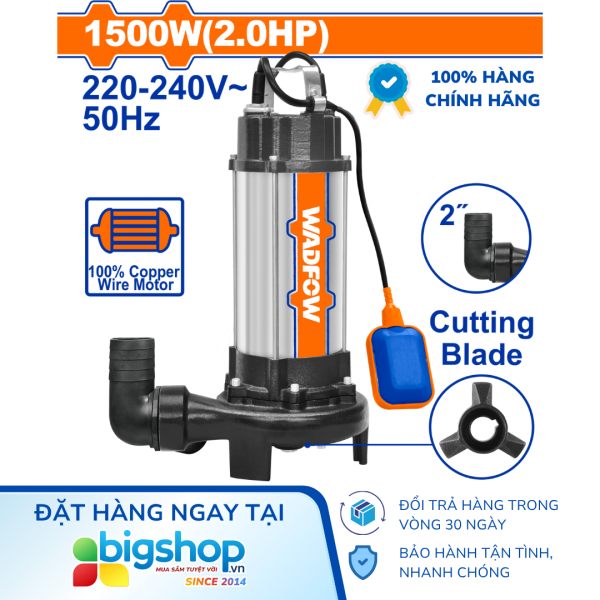 Máy bơm chìm nước thải 1500W WADFOW WWPWA05 (2.0HP)