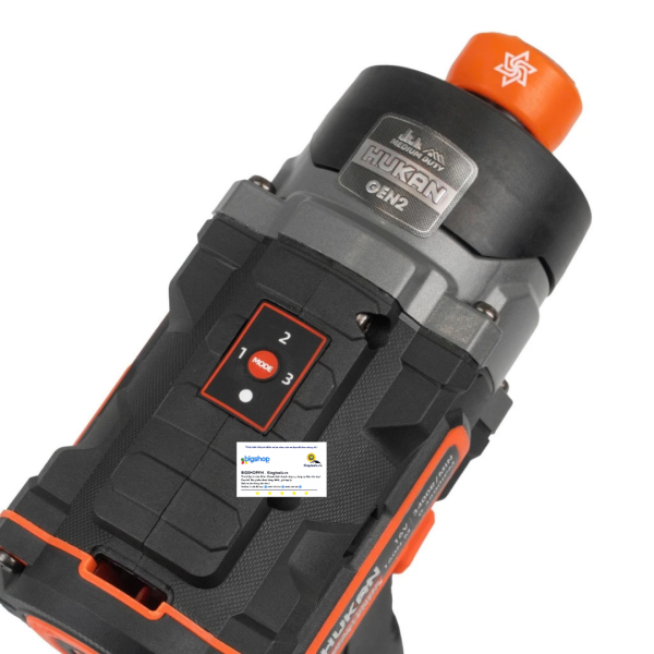 Máy chuyên vít búa dùng pin 16V HUKAN G2-CV160S (GEN 2) - 2 pin 2.0Ah và 1 sạc