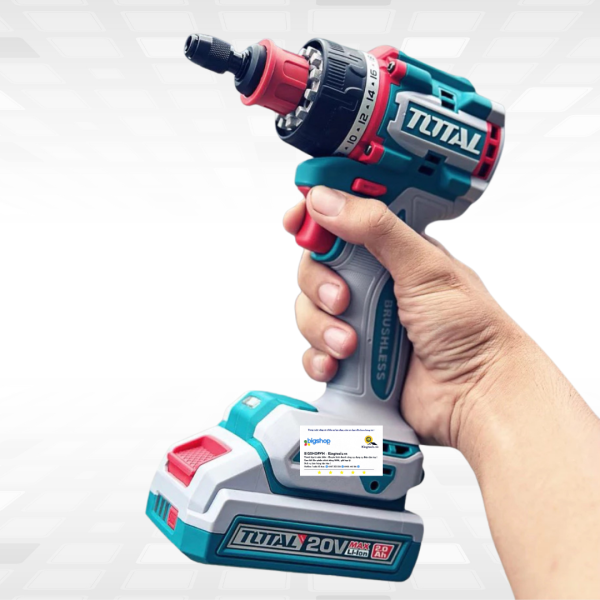 Máy siết khoan đầu đa năng dùng pin 20V TOTAL TDLI206686 (2 pin 2.0Ah và 1 sạc)