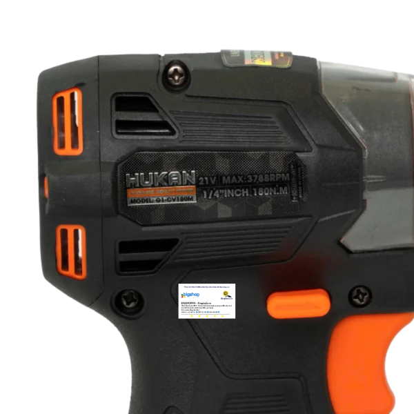 Máy chuyên vít dùng pin HUKAN G1-CV180M (GEN 1) - Thân máy
