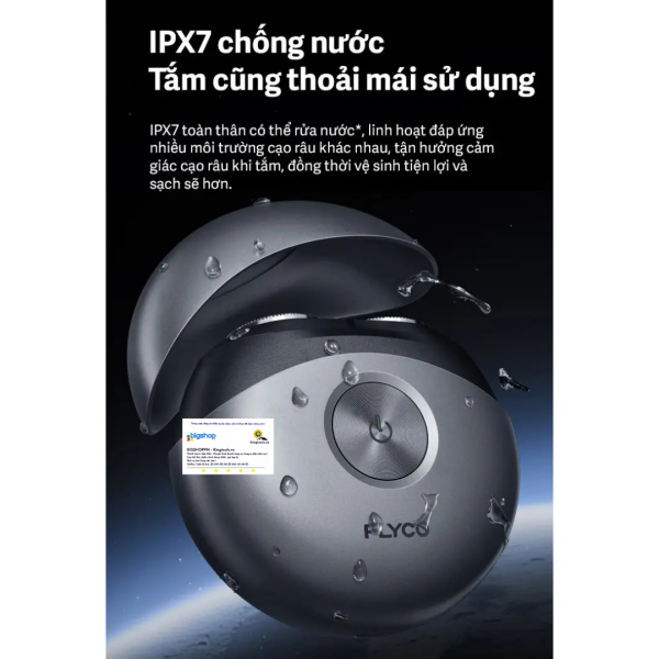 Máy cạo râu điện xoay FLYCO FS891