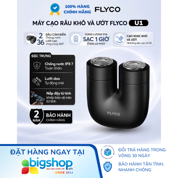 Máy cạo râu điện xoay FLYCO U1