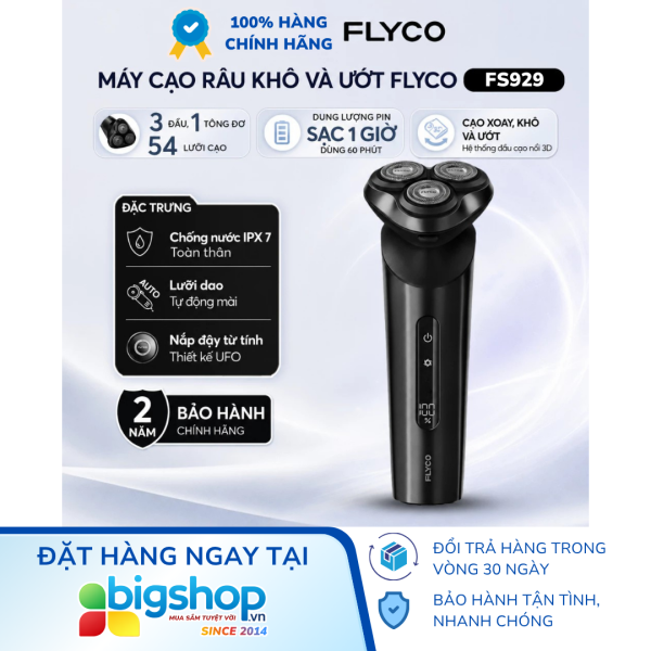 Máy cạo râu điện xoay FLYCO FS929