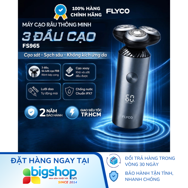 Máy cạo râu điện xoay FLYCO FS965