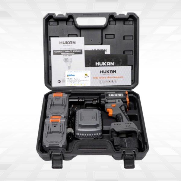 Máy siết bulong 2 trong 1 HUKAN G1-X4 (GEN 1) - 2 pin 3.0Ah và 1 sạc