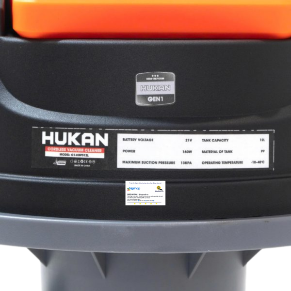 Máy hút bụi dùng pin HUKAN G1-HBP012L (GEN 1) - Thân máy