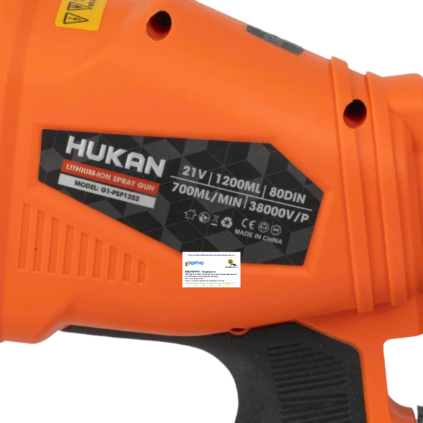Máy phun sơn dùng pin HUKAN G1-PSP1202 (GEN 1) - Thân máy