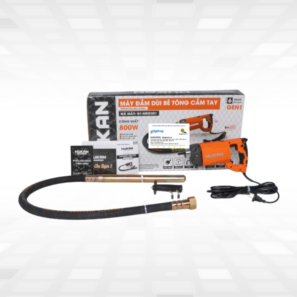 Máy đầm dùi bê tông HUKAN G1-MDD351 (GEN 1) - Công suất 800W