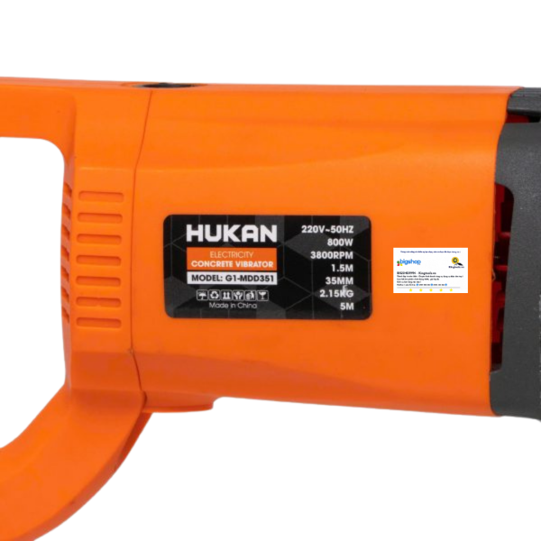 Máy đầm dùi bê tông HUKAN G1-MDD351 (GEN 1) - Công suất 800W