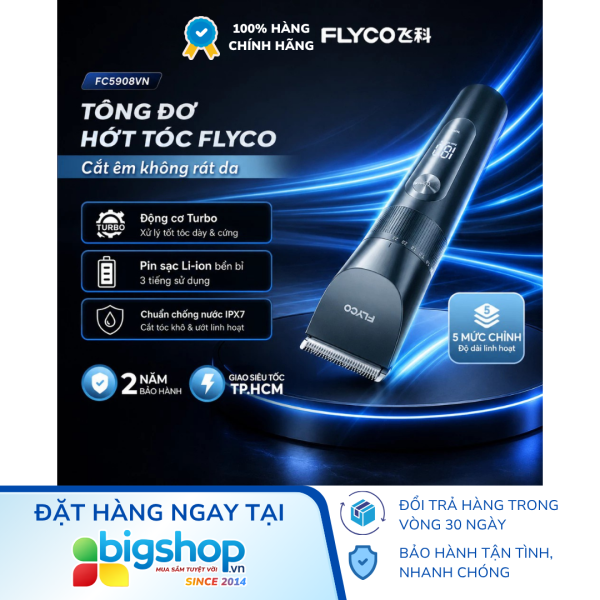 Tông đơ cắt tóc FLYCO FC5908VN