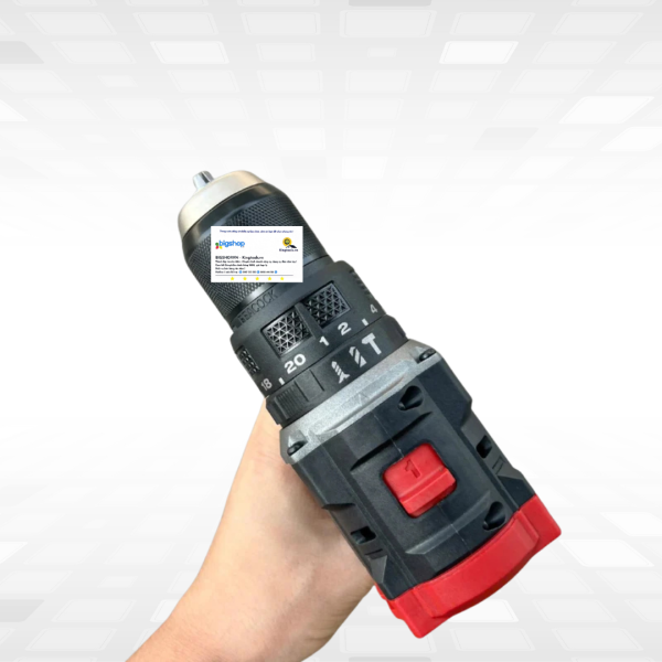 Máy khoan pin AMAXTOOLS AKI6510SA (2 pin 2.0Ah và 1 sạc)