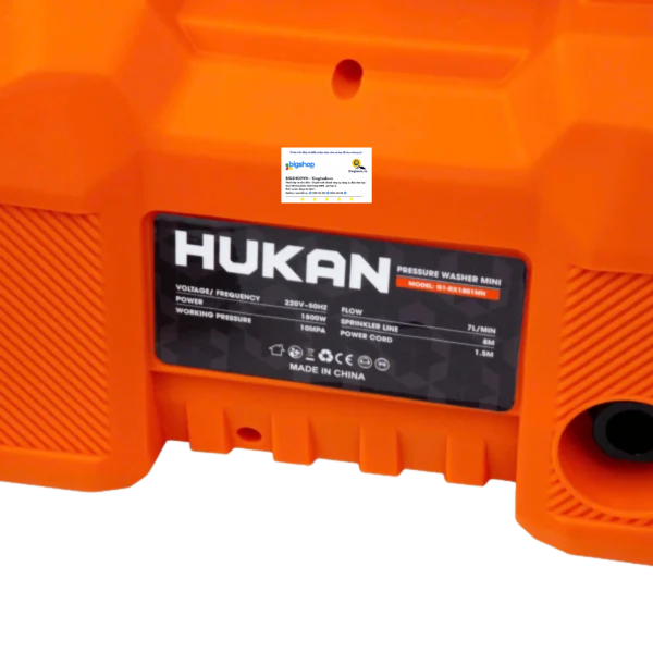 Máy rửa xe điện mini HUKAN G1-RX1801MN (GEN 1) - Công suất 1800W