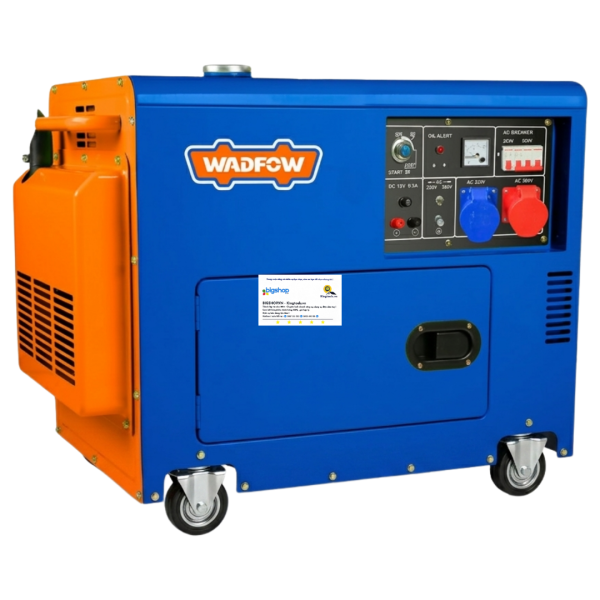 Máy phát điện Diesel không ồn WADFOW WDG2A50DT (Công suất 6300W)