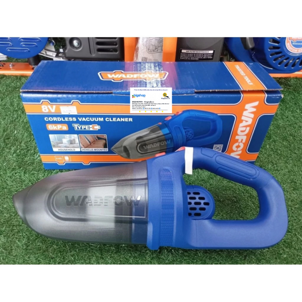 Máy hút bụi pin 8V-0.45L WADFOW WLV0801 (Kèm 1 dây cáp sạc)