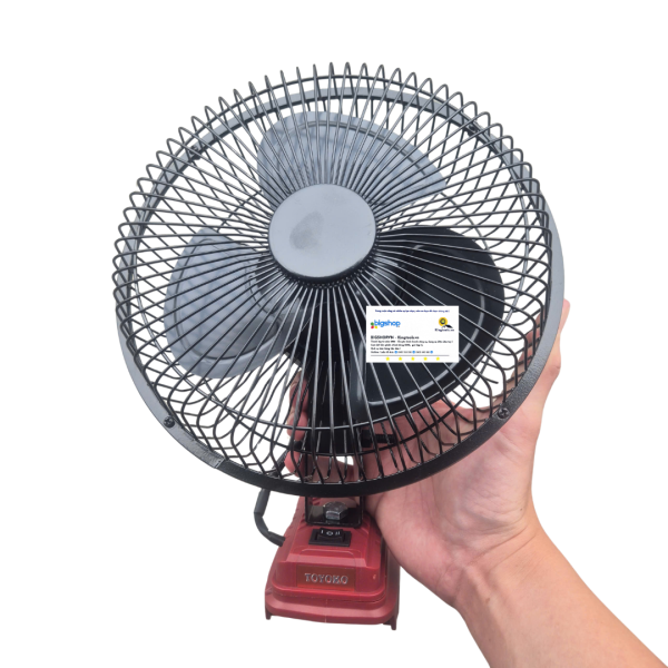 Quạt dùng pin 8 inch TOYOKO QUAT-LR - Thân quạt