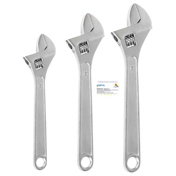Bộ 3 mỏ lết (Cờ lê điều chỉnh được) WORKPRO WP202514 (6, 8, 10 inch)