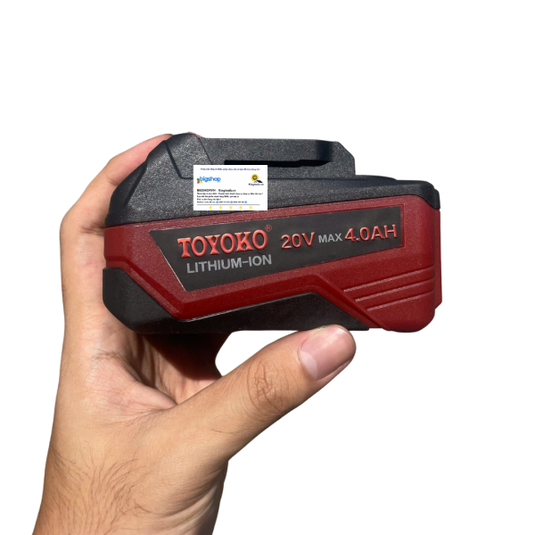 Pin 21V/4.0Ah TOYOKO PIN002 (10 Cell, dòng Pro)