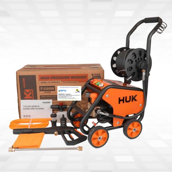 Máy rửa xe cao áp HUKAN G3-HPW-R10 (GEN 3) - Công suất 3200W