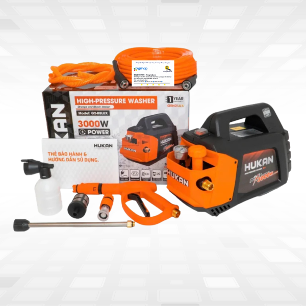 Máy rửa xe áp cao HUKAN G2-R8LUX (GEN 2 LUX) - Công suất 3000W